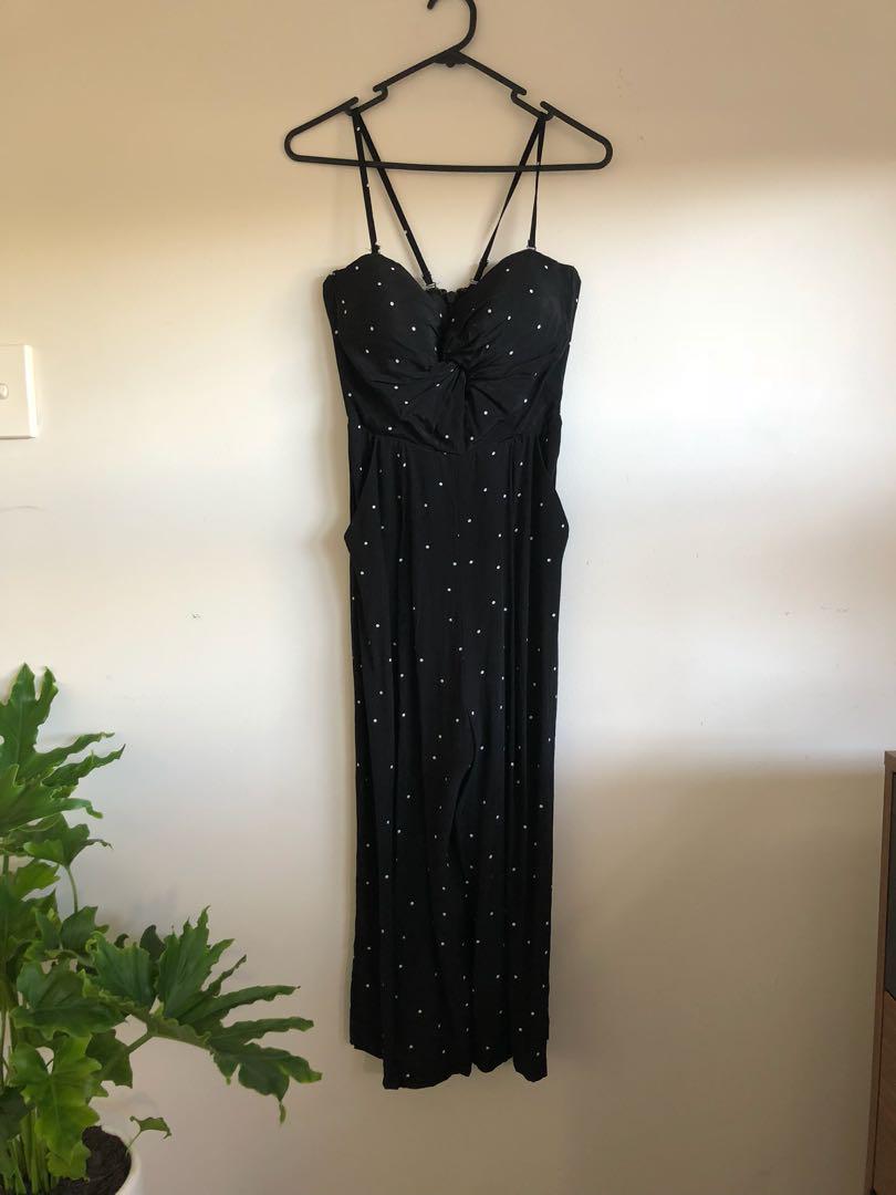 sheike polka dot jumpsuit