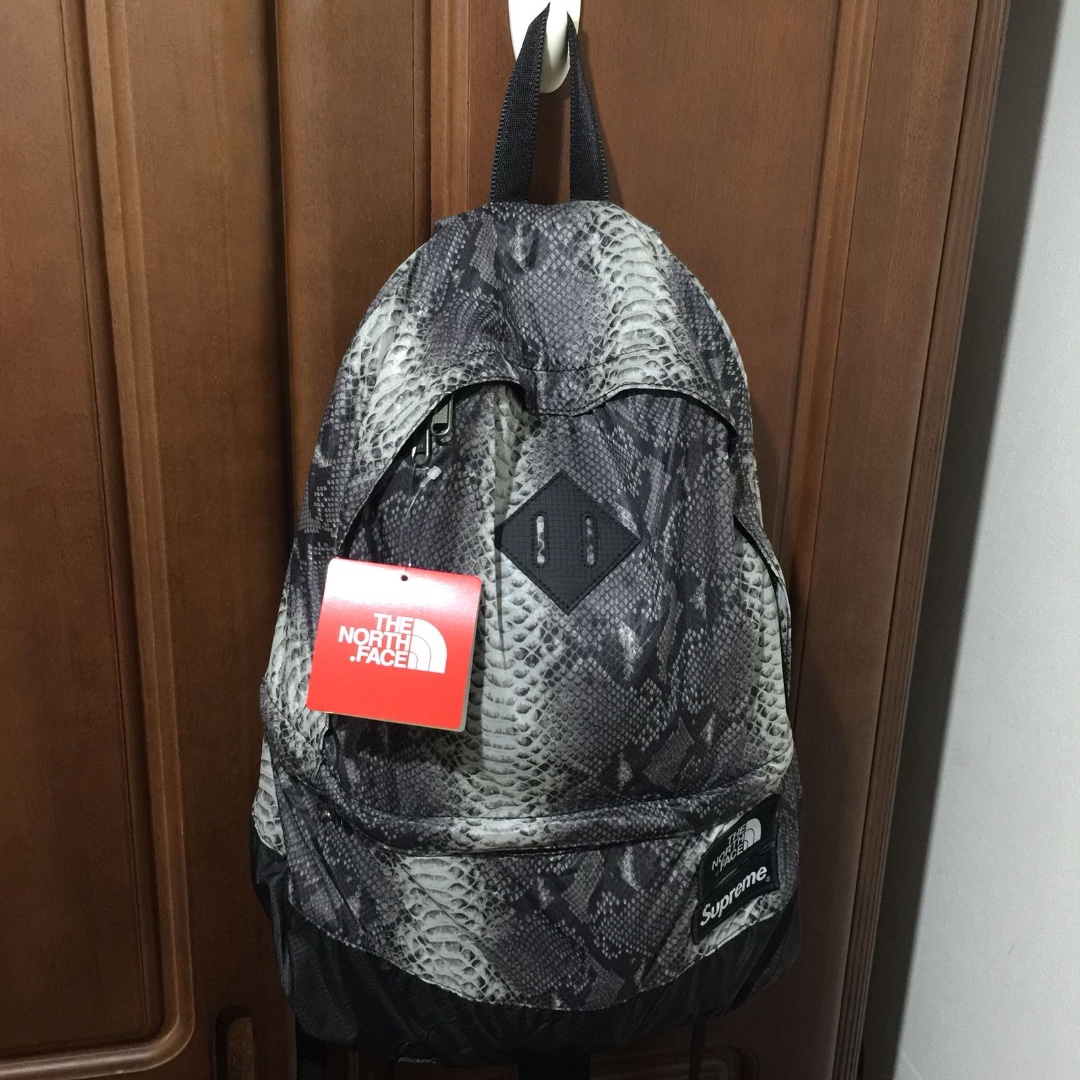 supreme the north face snakeskin lightweight day pack black