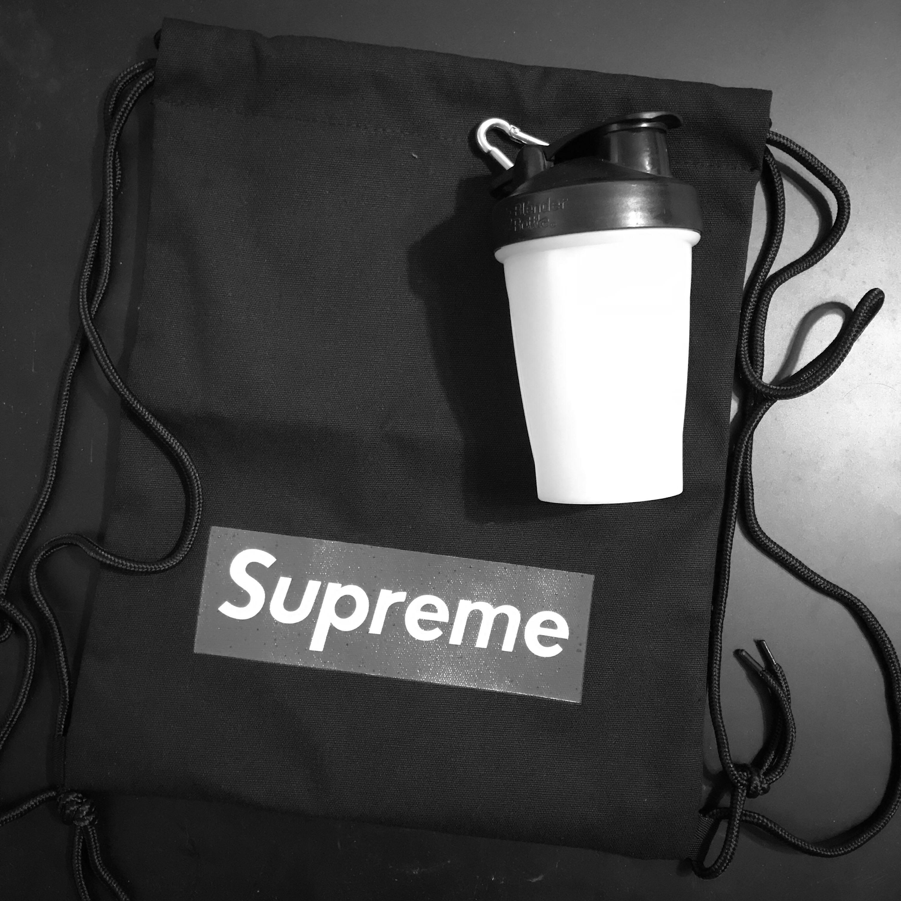 supreme drawstring bag