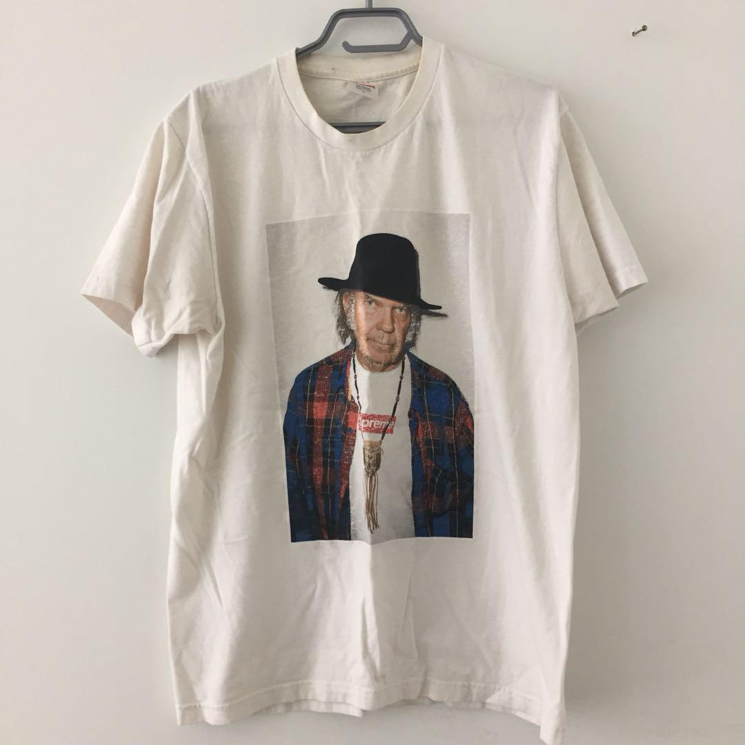 Supreme Neil Young Tee Men S Fashion Clothes On Carousell
