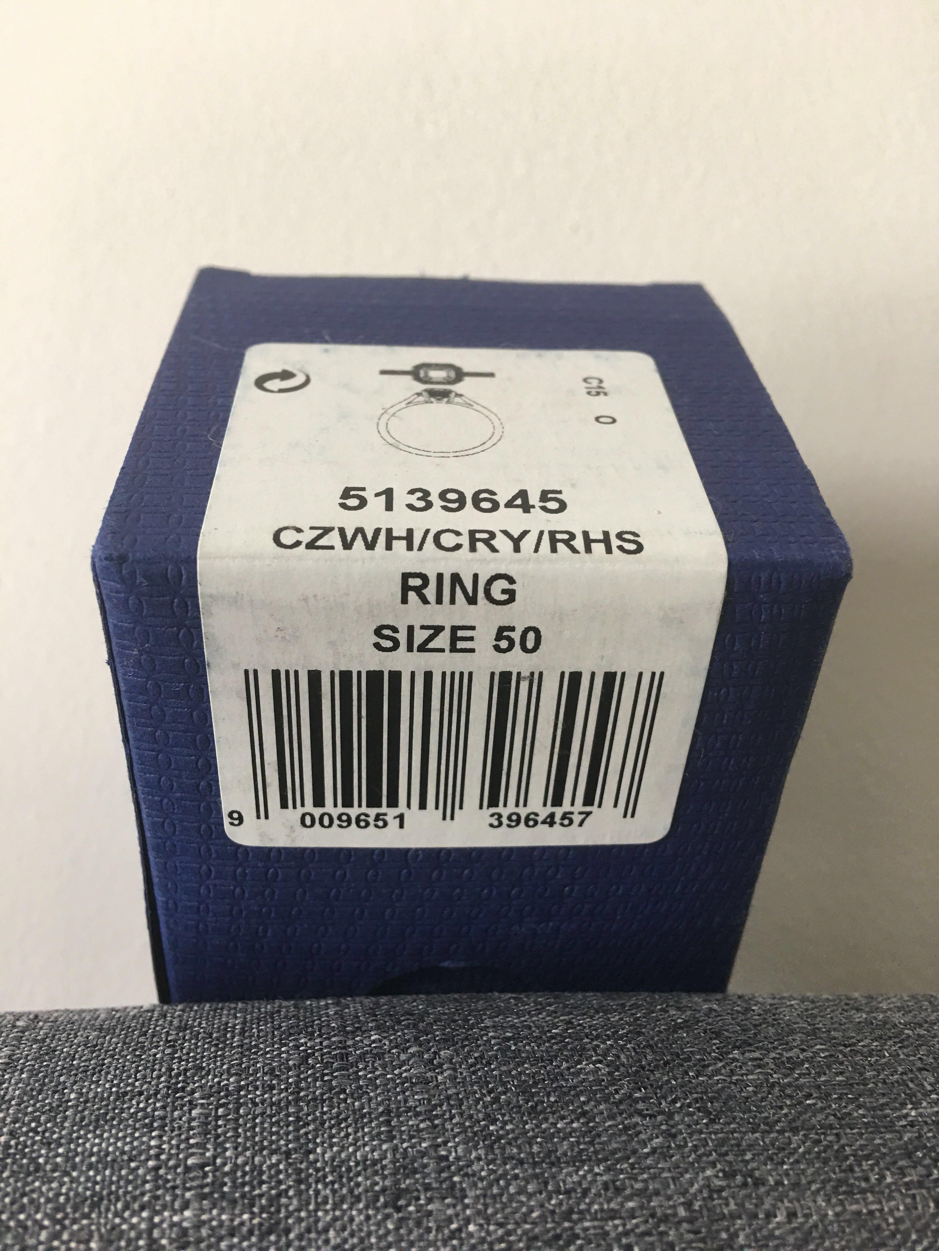 Swarovski attract light square ring sale