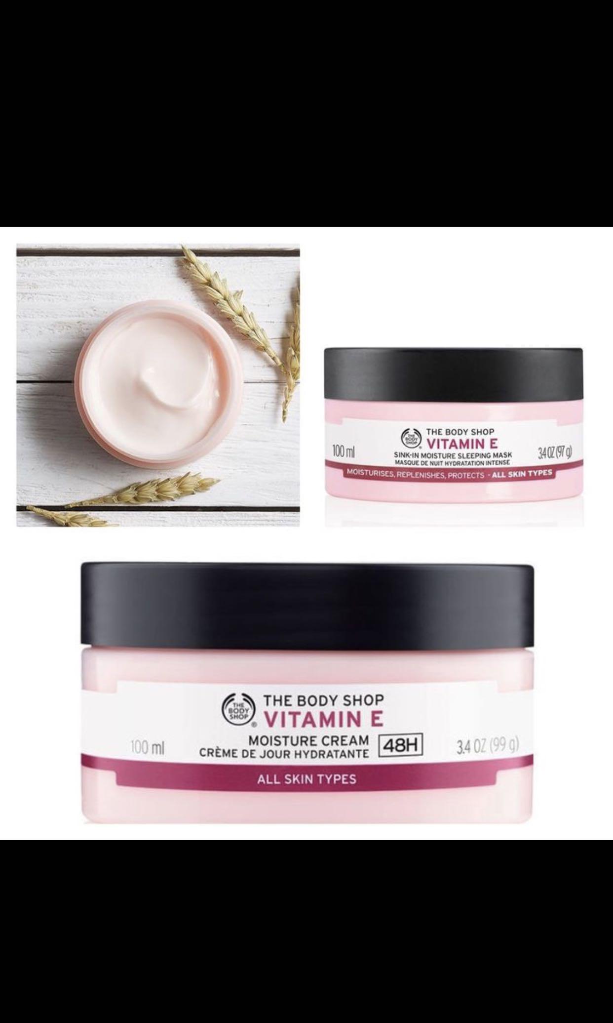 the body shop vit e moisturizer