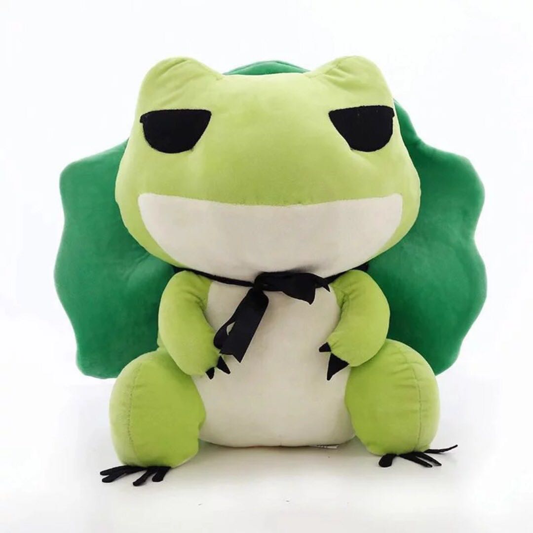 travel frog plush