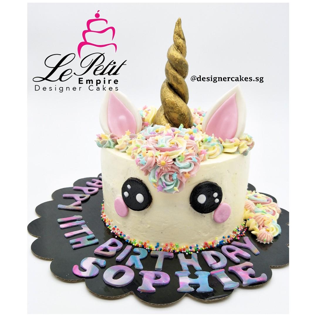 Unicorn Cake Open Eyes Customized Cakes Food Drinks Baked