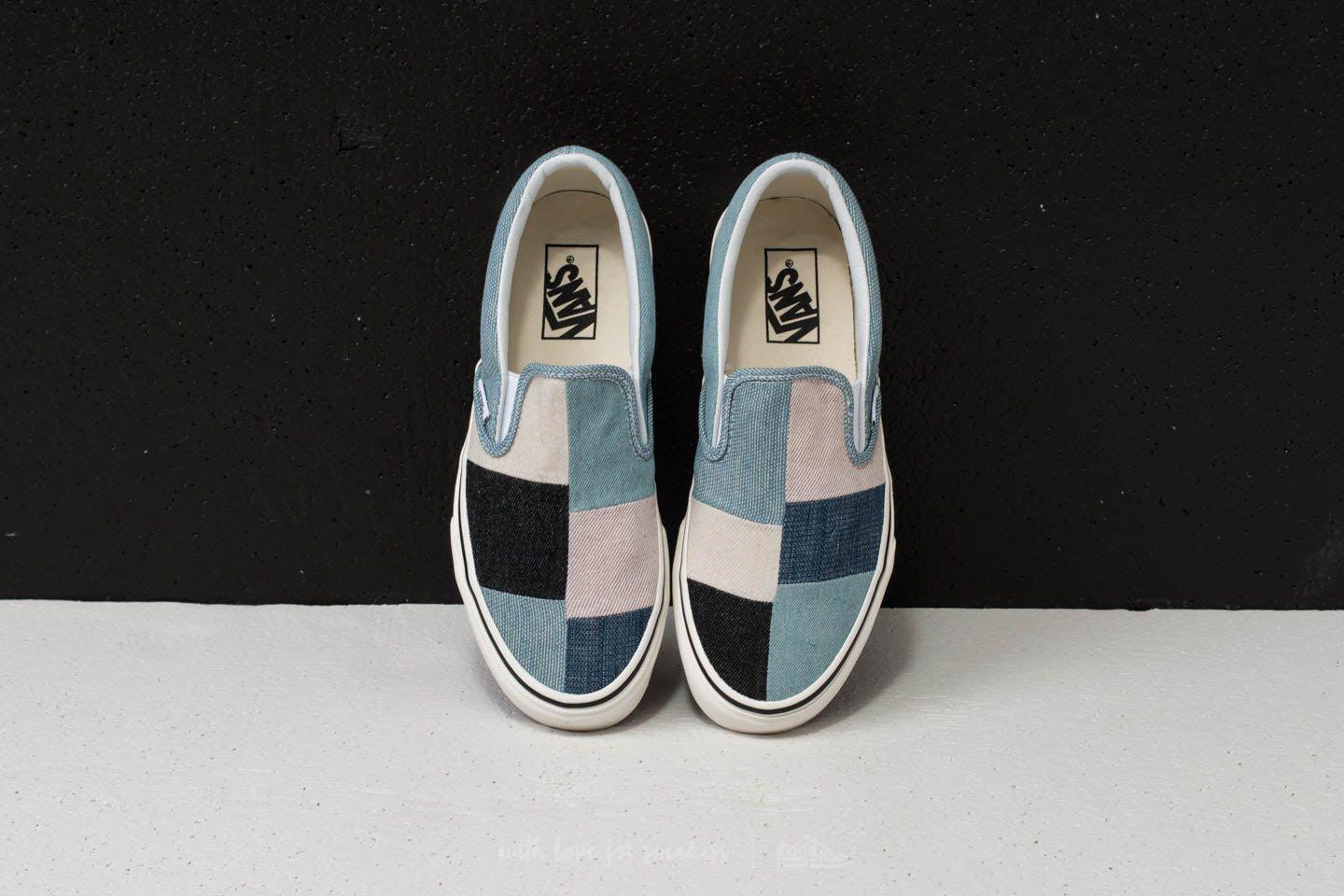 Vans Classic Slip On Japanese Patchwork Denim US 7.5 to 12 Men s