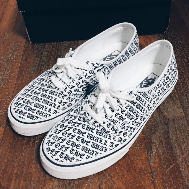 authentic vans off the wall