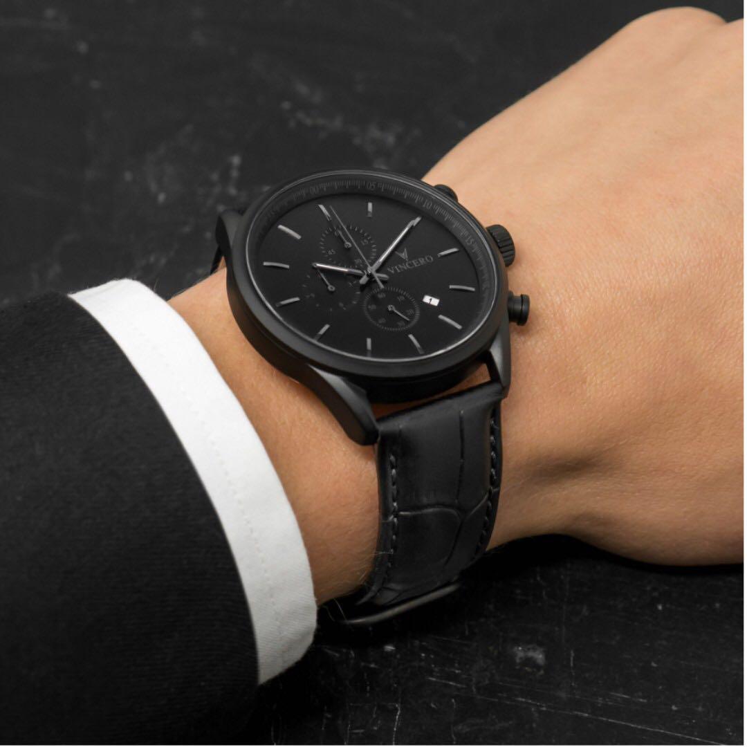 Vincero Watch Chrono S Matte Black