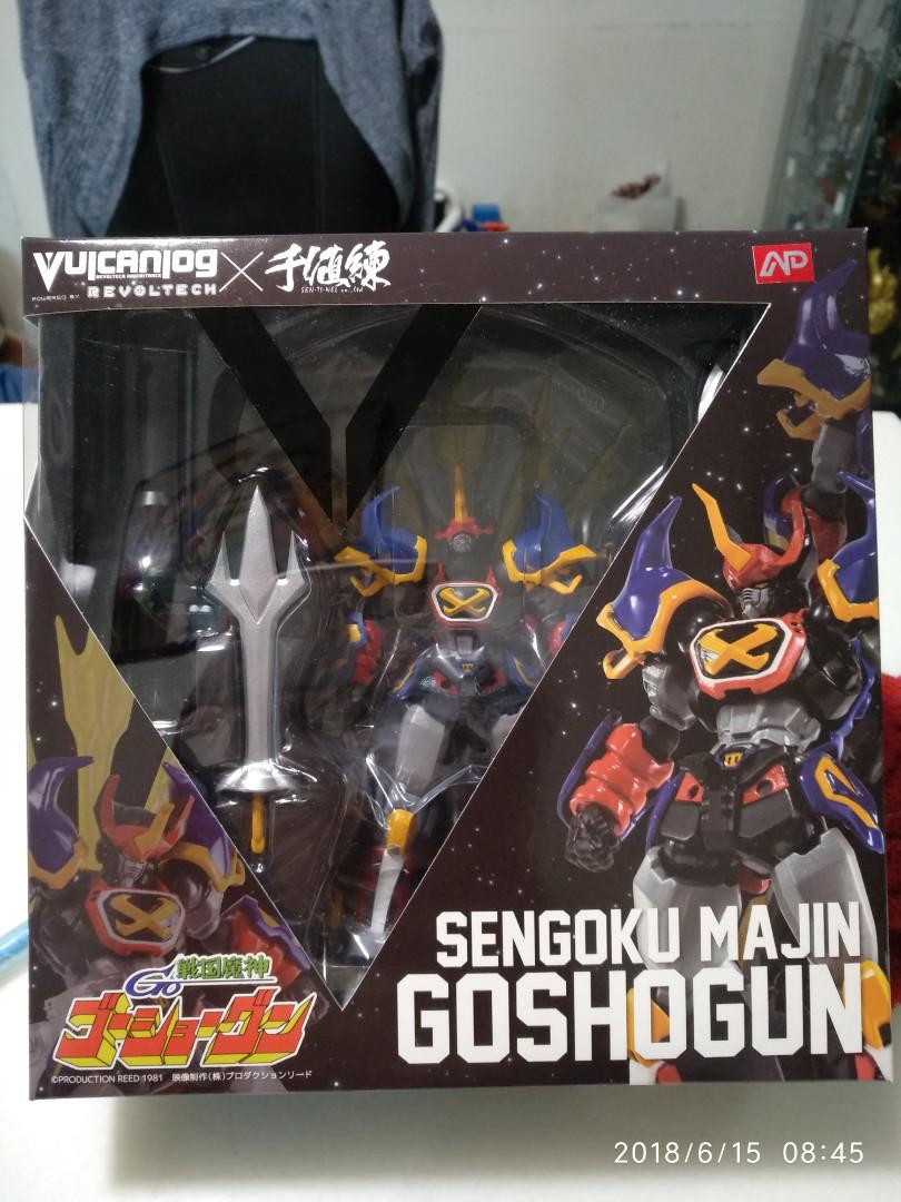 Wallpaper Authentic Vulcanlog Revoltech Sengoku Majin Goshogun Toys Games For iPhone