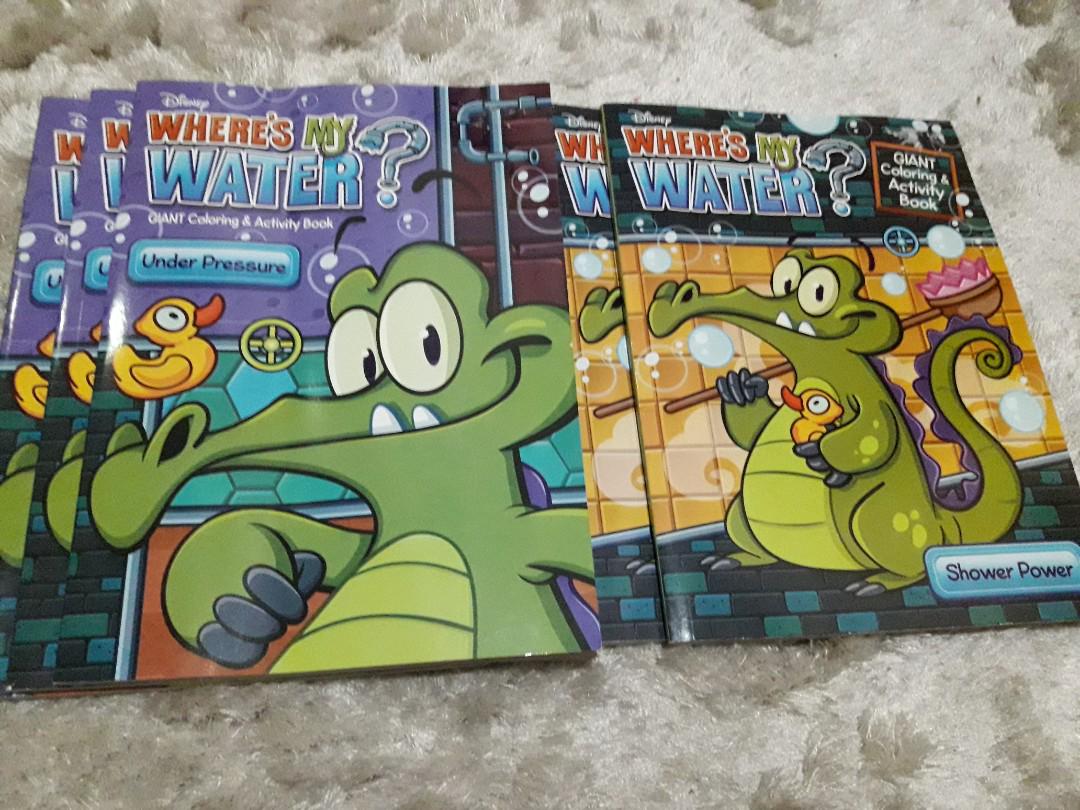 Where S My Water Giant Coloring Activity Book Babies Kids Others On Carousell