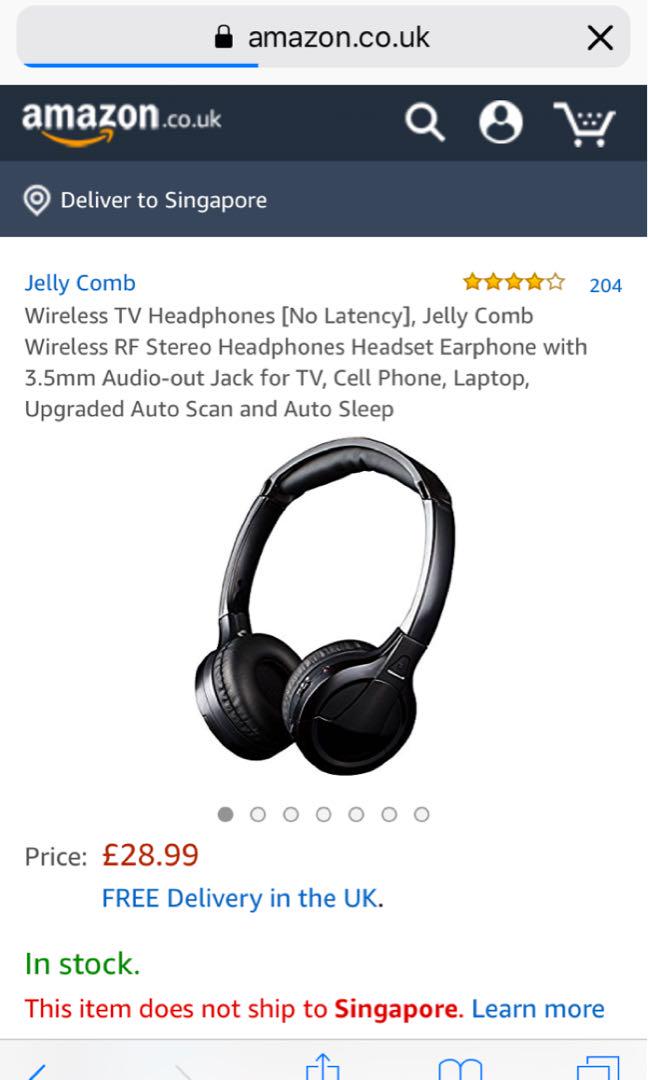 Rf headphones latency best sale