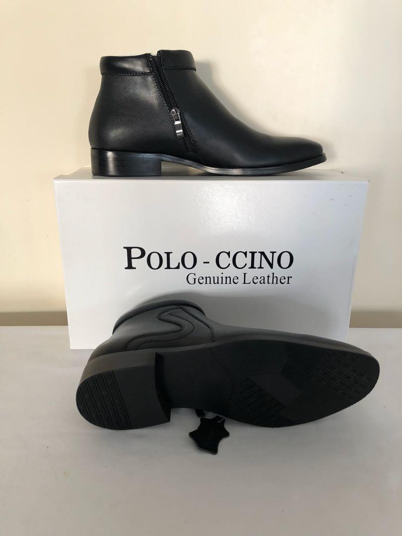 ZHOELUX Men s Shoe Genuine Leather Shoe Formal Shoe High Cut Shoe