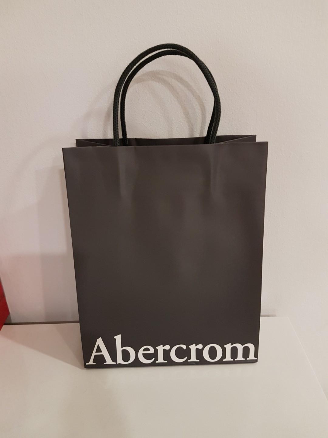 abercrombie and fitch paper bag