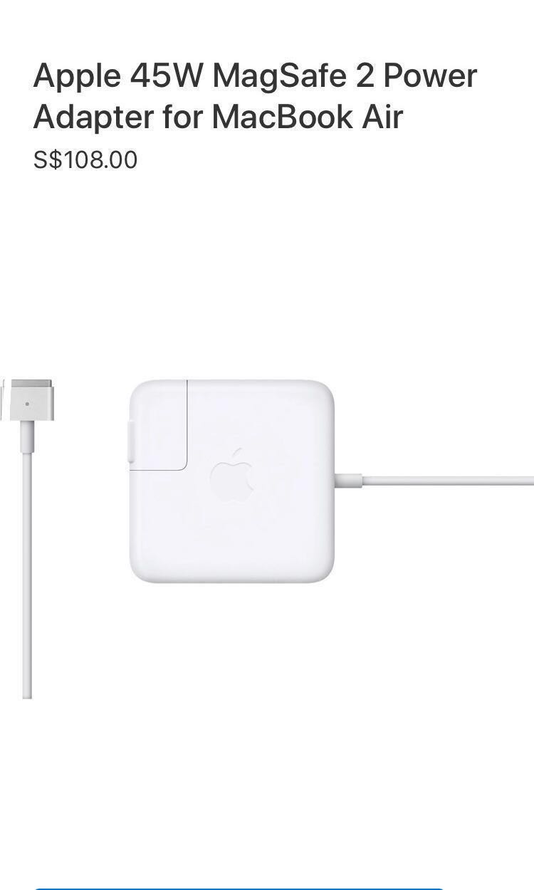 Apple Macbook Air Charger Electronics Computer Parts Accessories On Carousell