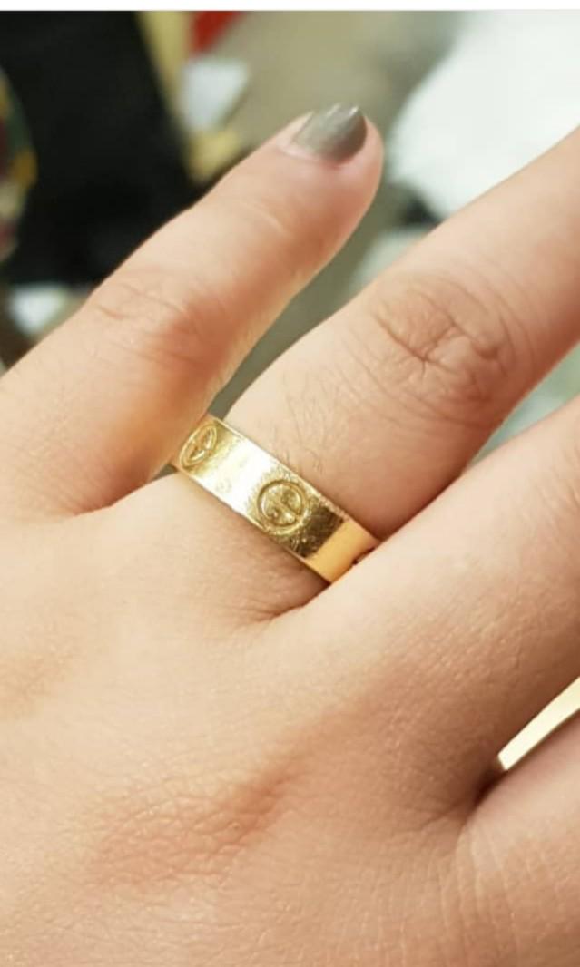 Authentic Cartier Ring size 6 9.5g 18k size 58 BIG SALE P47k ONLY Swipe for detailed pics Luxury Accessories on Carousell
