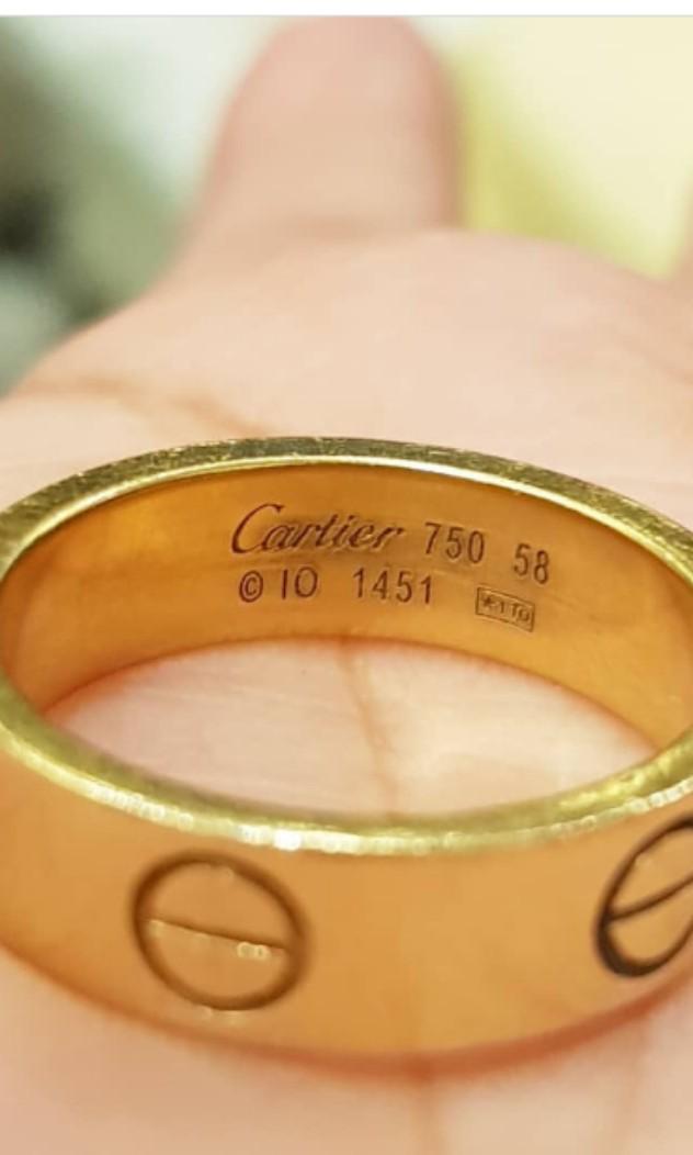 Cartier ring size 6 clearance