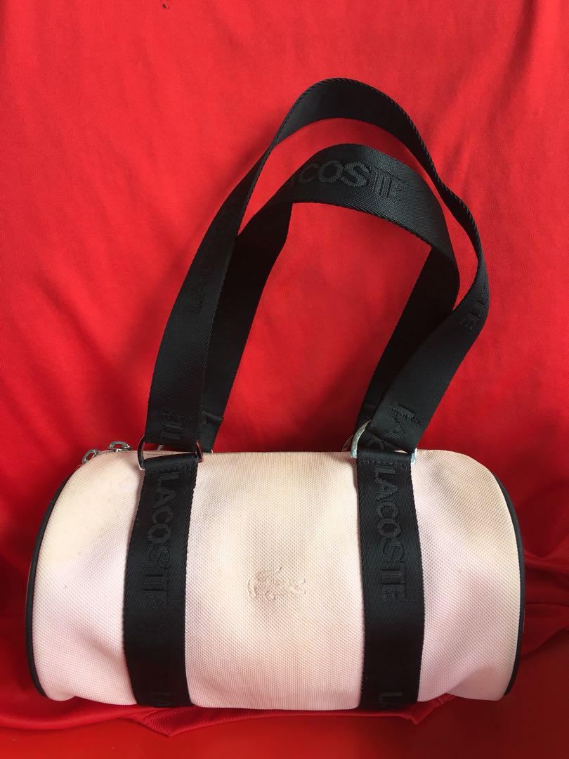 Lacoste barrel bag hot sale
