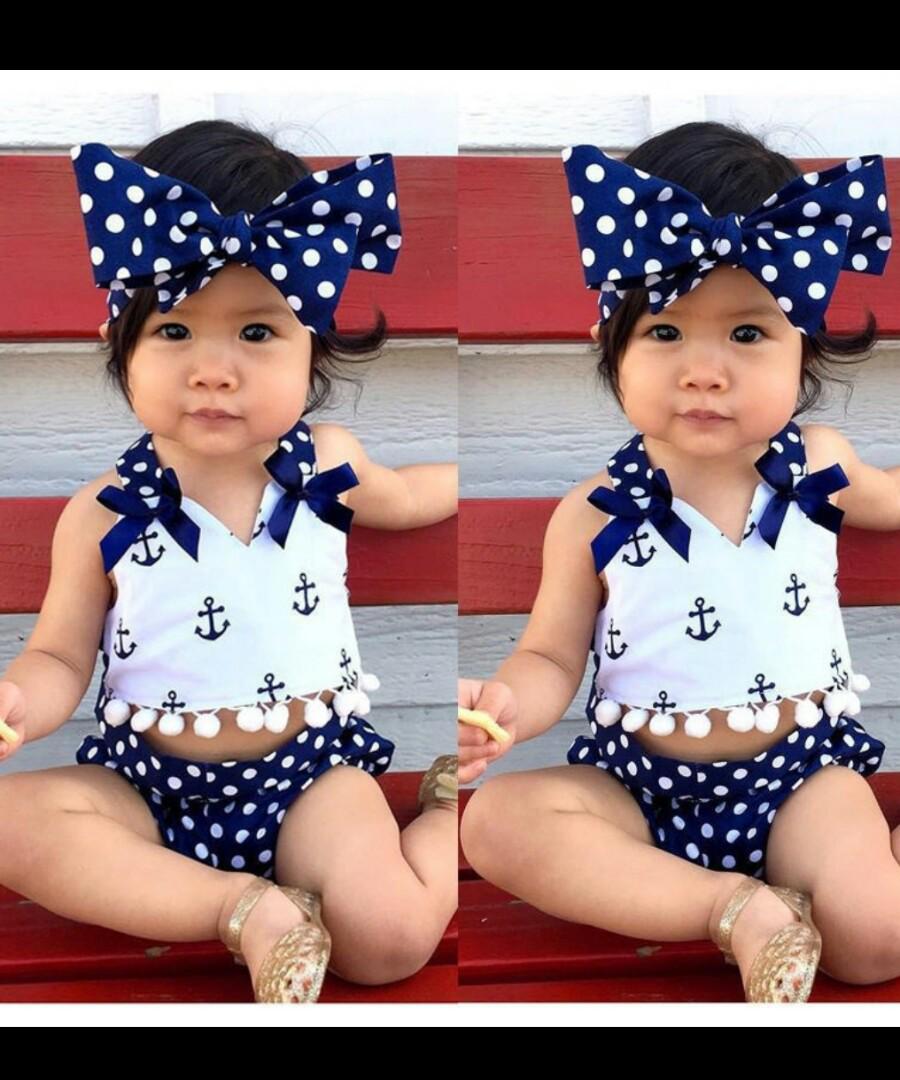 Baby girl deals anchor outfit