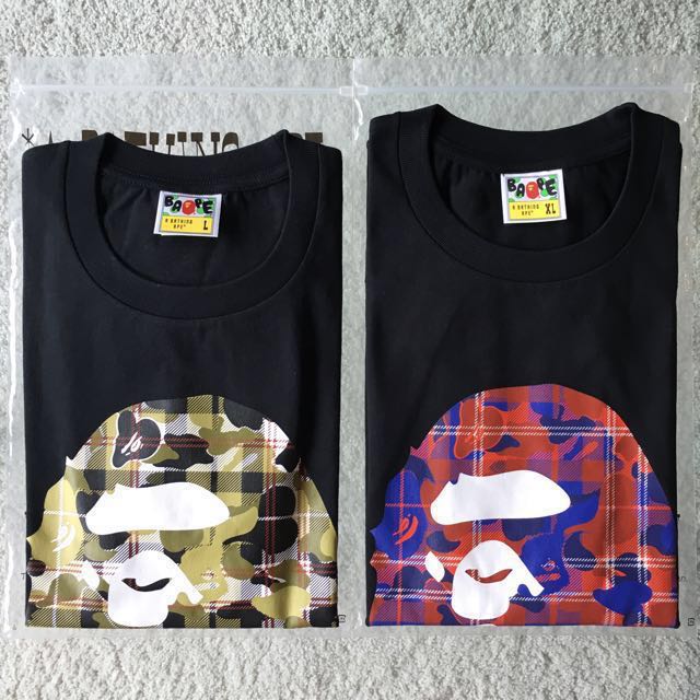 bape check camo
