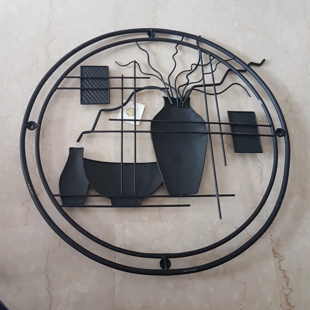 Beautiful metal wall art, Furniture & Home Living, Home Decor, Wall Decor on Carousell