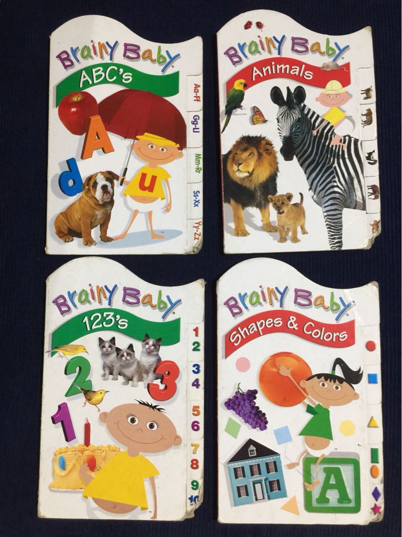 Brainy Baby Set Of 4 Books For Babies Educational Hobbies Toys Books Magazines Children S Books On Carousell