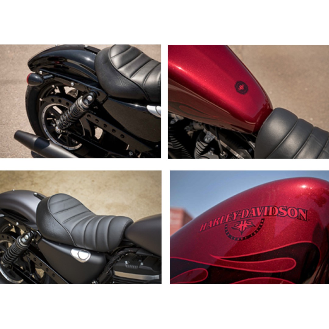 Brand New Iron 883N Hard Candy Hot Rod Red Flake Motorcycles