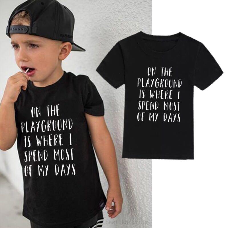 Cute Trendy Stylish Summer Tee Shirt Boy Wear Babies Kids Boys