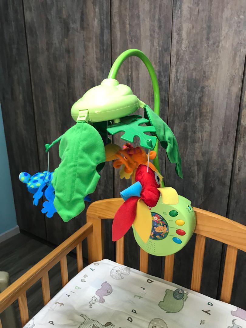 Foc Fisher Price Rainforest Cot Mobile Babies Kids Cots