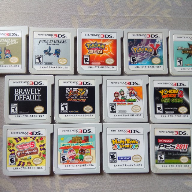 Games for Nintendo 3ds / 2ds For Sale or Swapping 3 games per 1