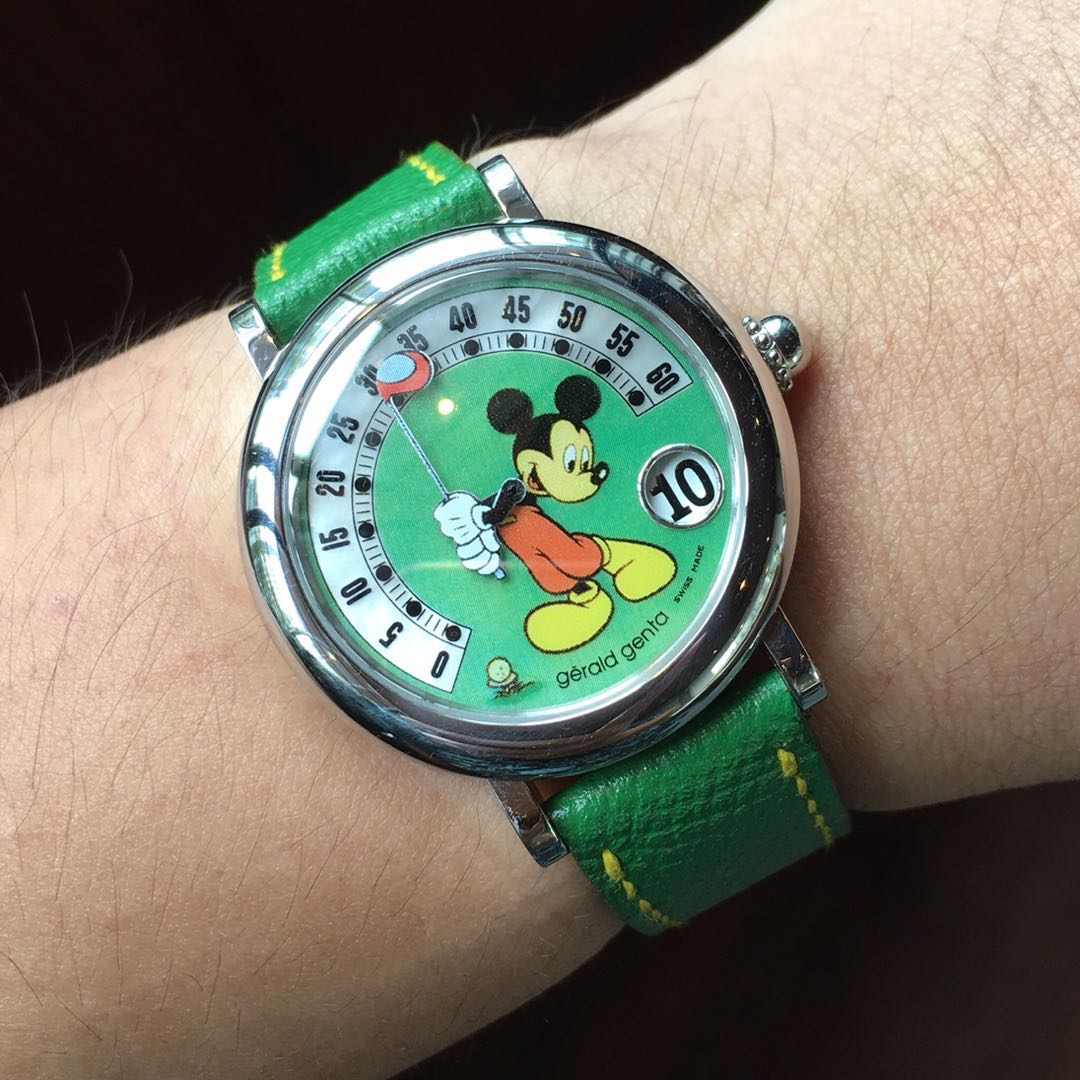 gerald genta mickey mouse watch