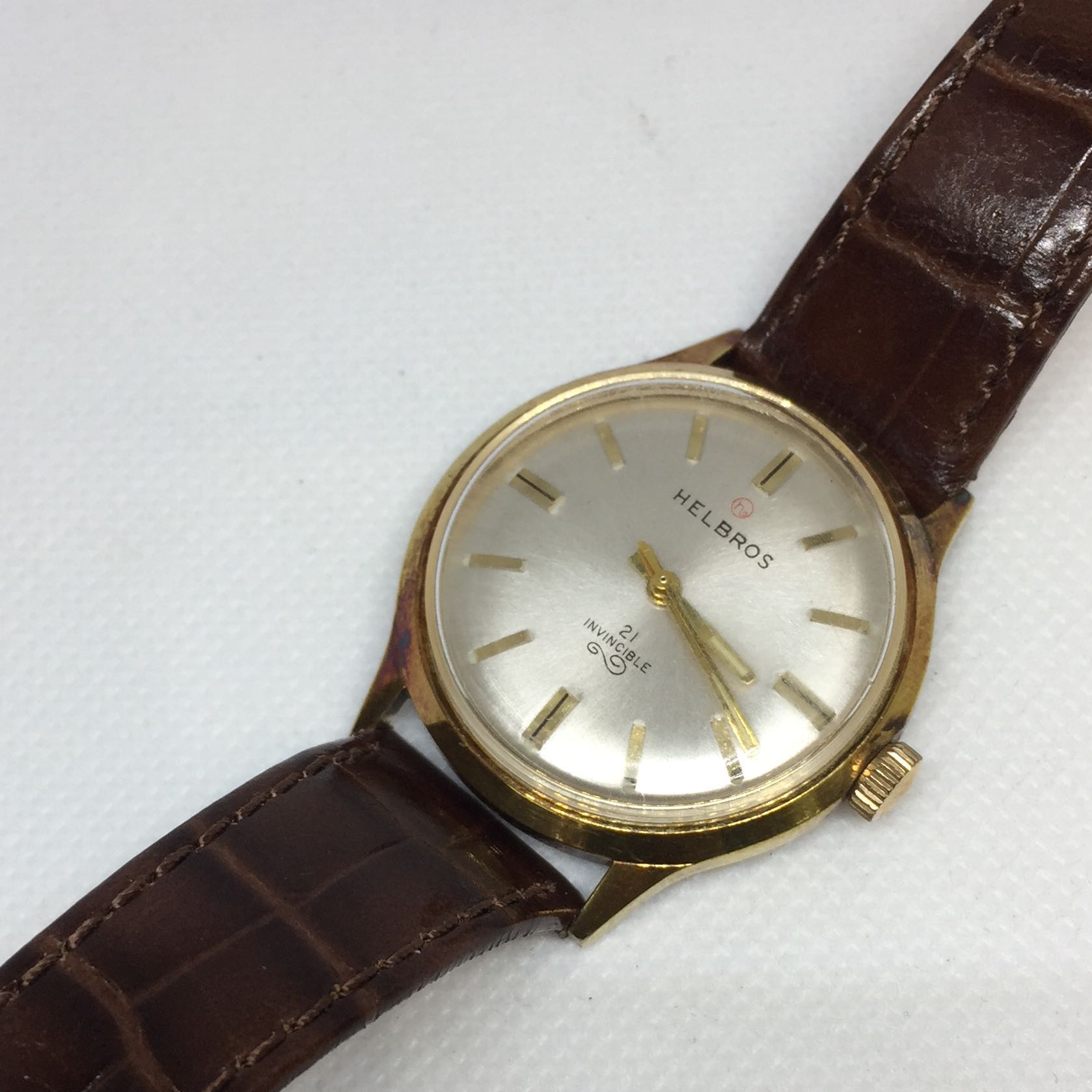 Helbros 21 Invincible Winding Vintage Watch Luxury Watches on Carousell