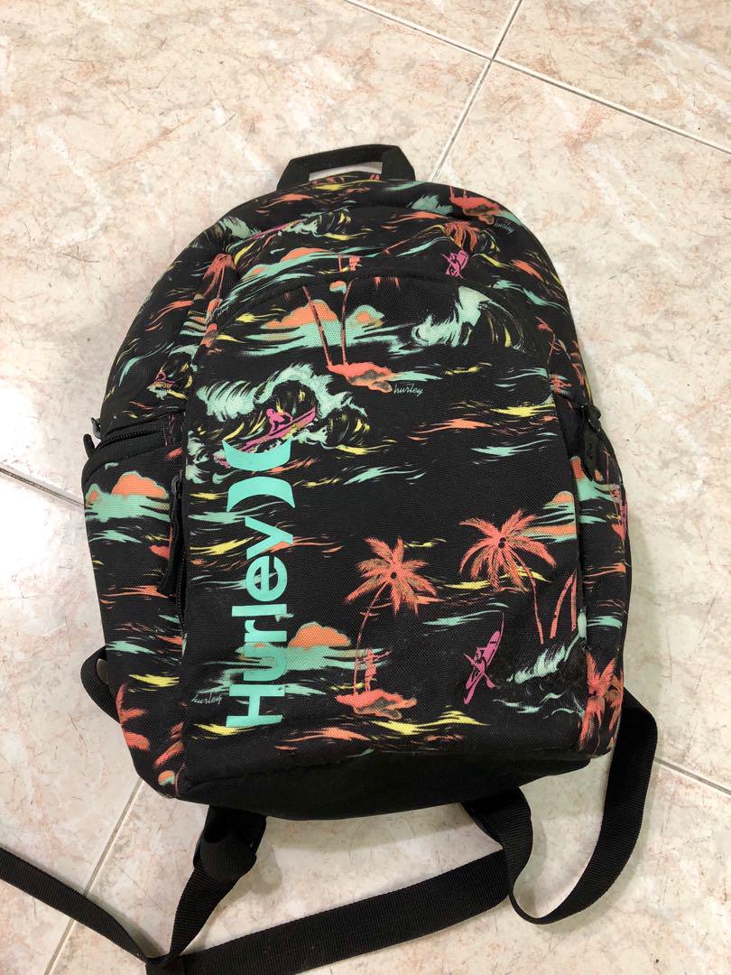 Hurley Backpack, Women's Fashion, Bags 