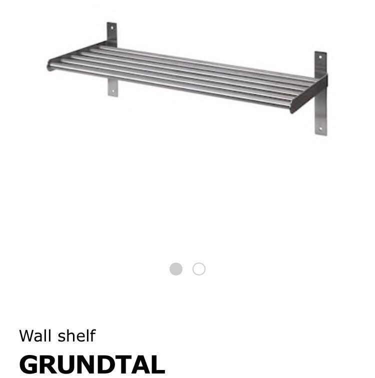 Ikea Grundtal Wall Shelf Furniture Shelves Drawers On Carousell
