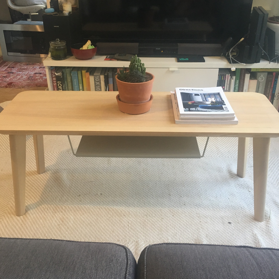 Ikea Lisabo Tv Bench Coffee Table Furniture Tables Chairs On Carousell