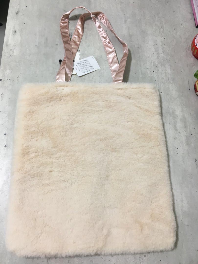 fluffy tote bag