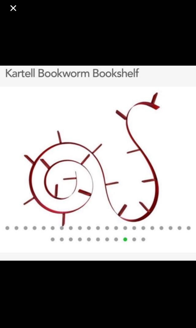 Kartell Bookworm Shelf Furniture Shelves Drawers On Carousell