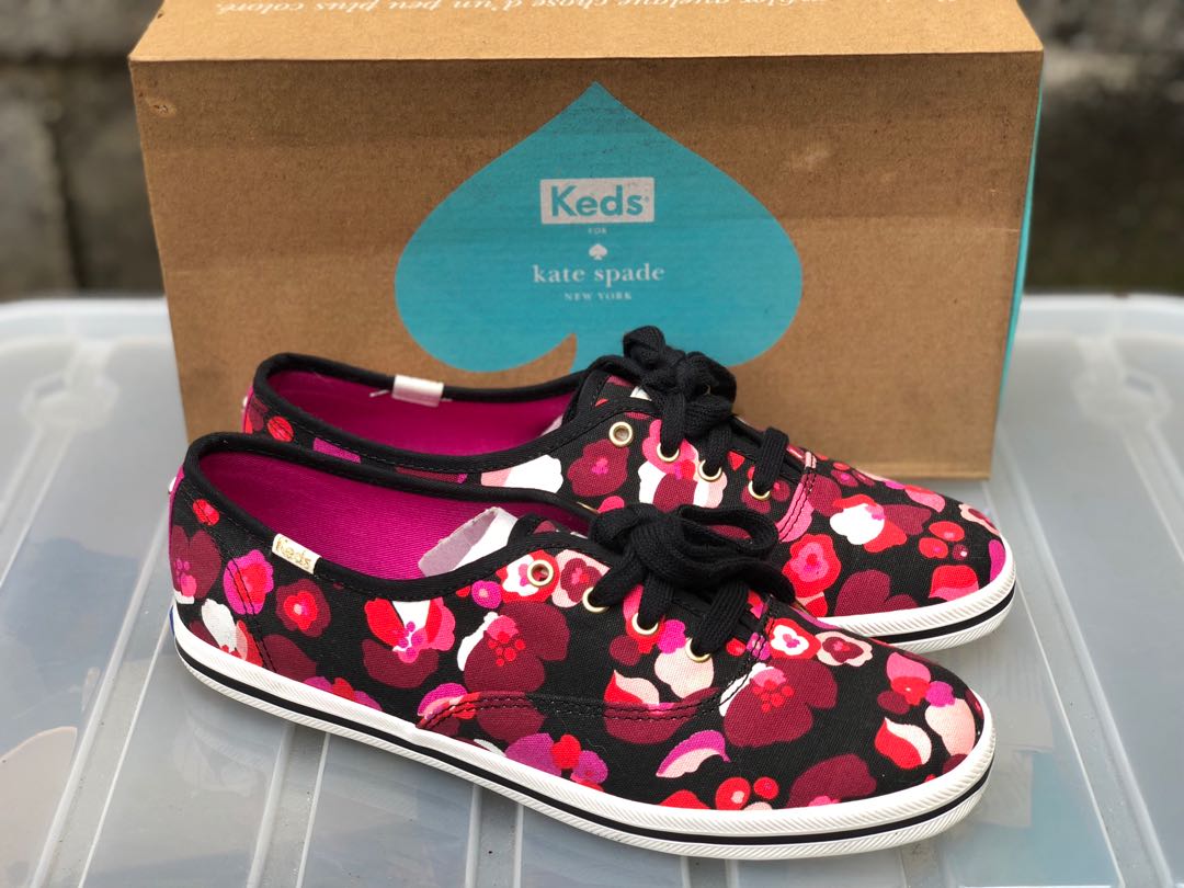 kate spade floral keds