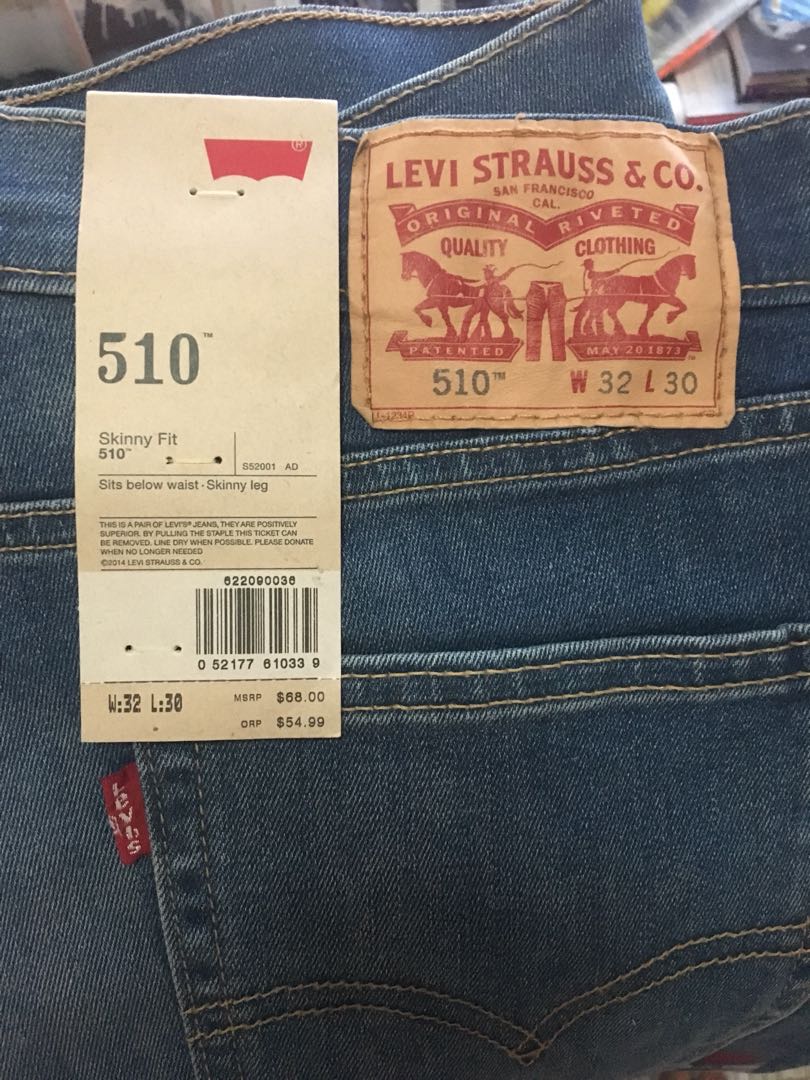 levi 510 mens jeans