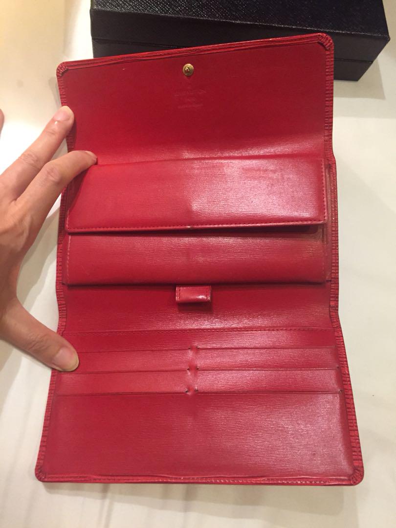 Louis Vuitton Red Epi Leather Long Wallet – The Don's Luxury Goods