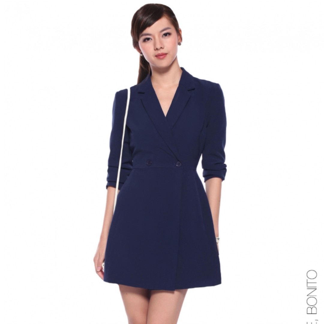 Love bonito tuxedo dress hotsell