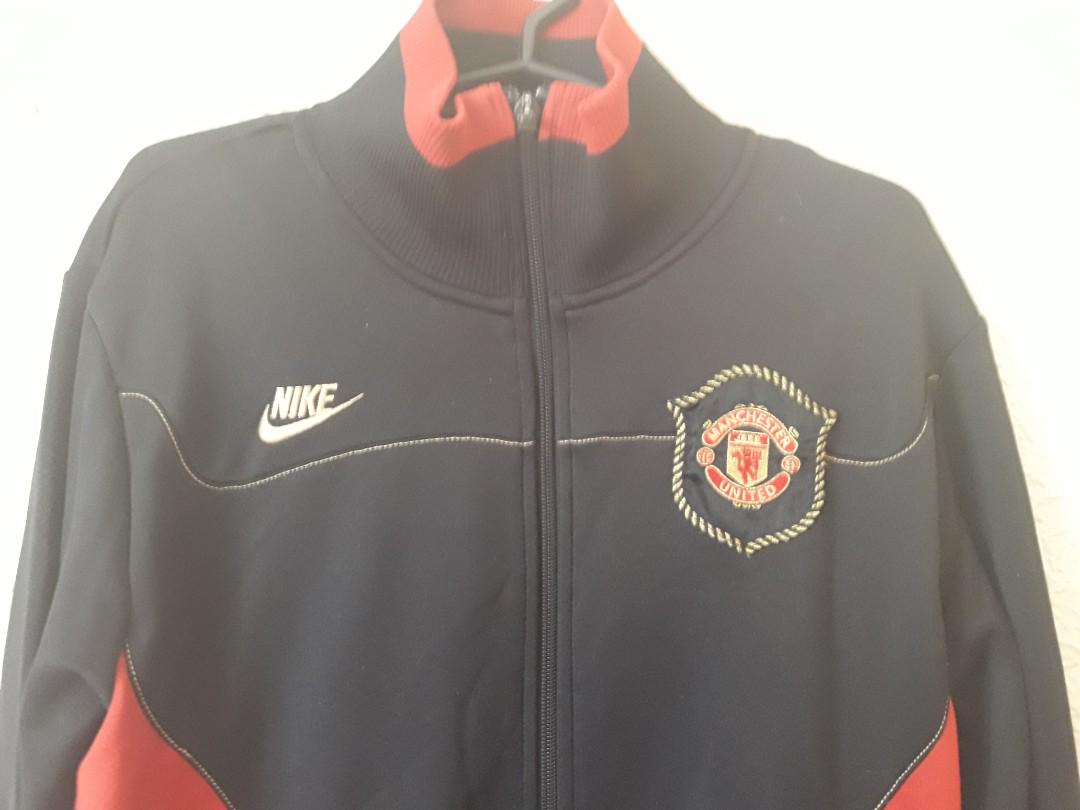Manchester United Nike Zipped Up Jacket Sports Athletic Sports Clothing On Carousell