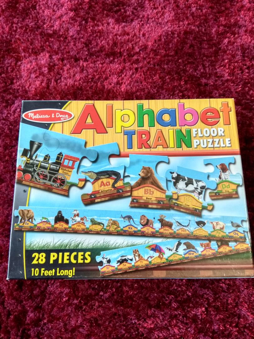 Melissa Doug Alphabet Train Floor Puzzle Toys Games Other