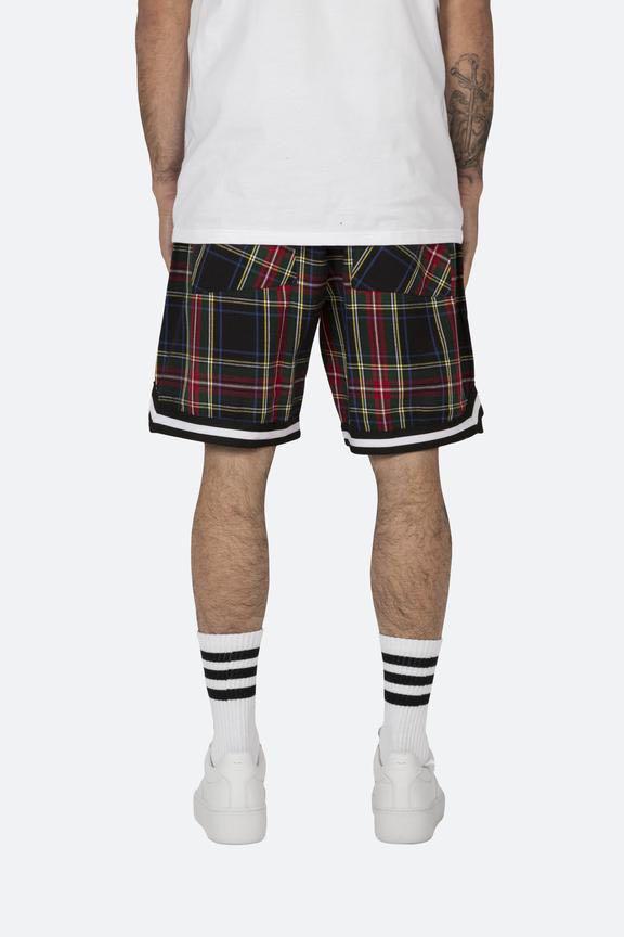Checkered basketball shorts sales