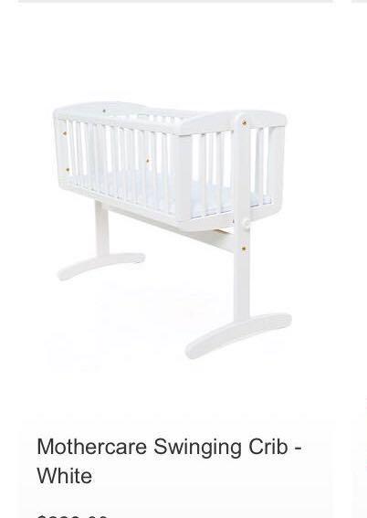 Mothercare Swing Cott Crib White Babies Kids Cots Cribs On
