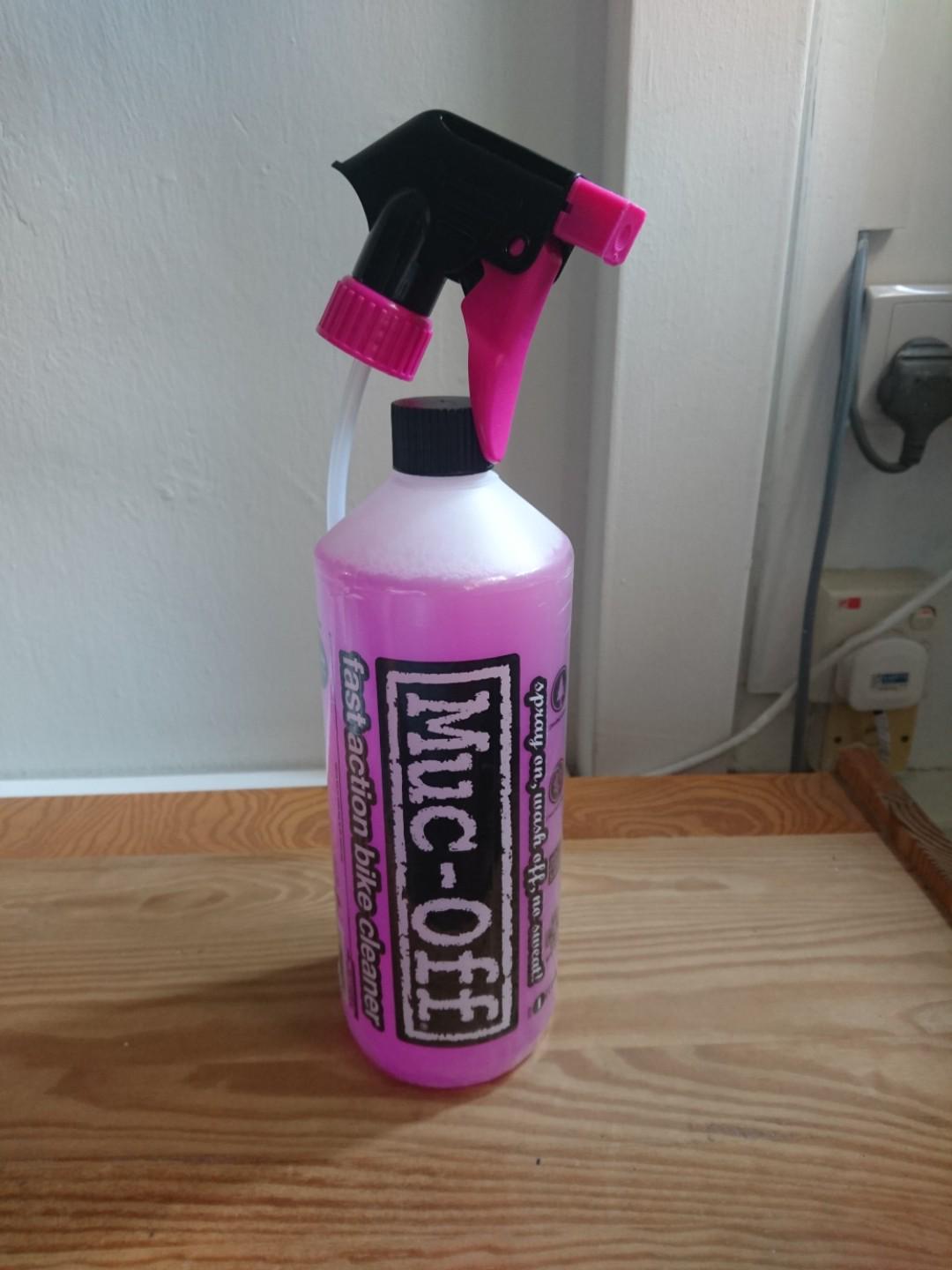 using muc off bike cleaner
