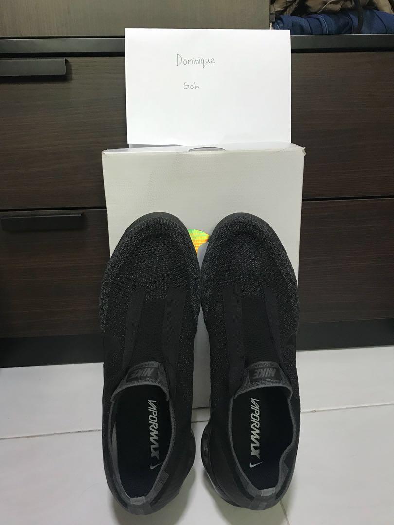 nike air vapormax se laceless triple black