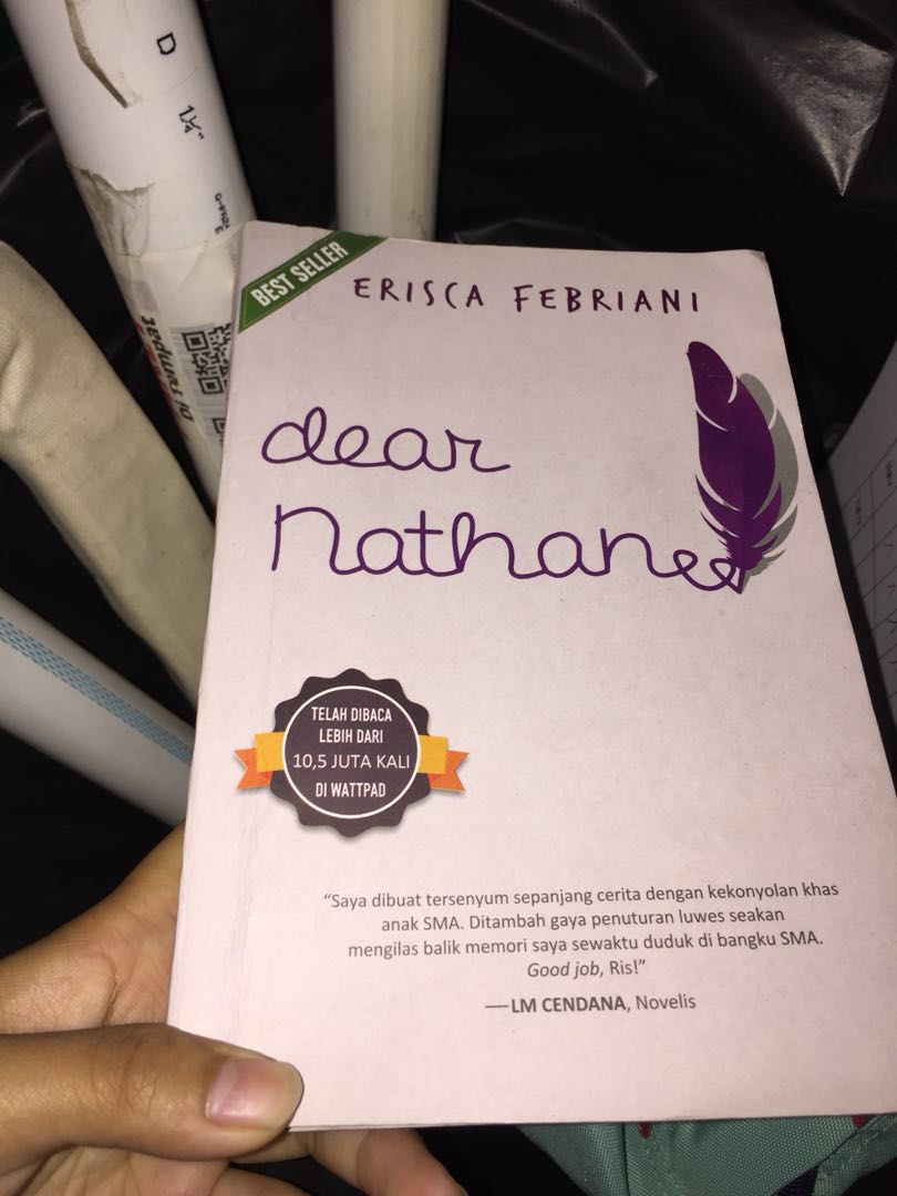 Novel Dear Nathan Quote Cinta Tanpa Batas Buku Alat Tulis Buku Di Carousell