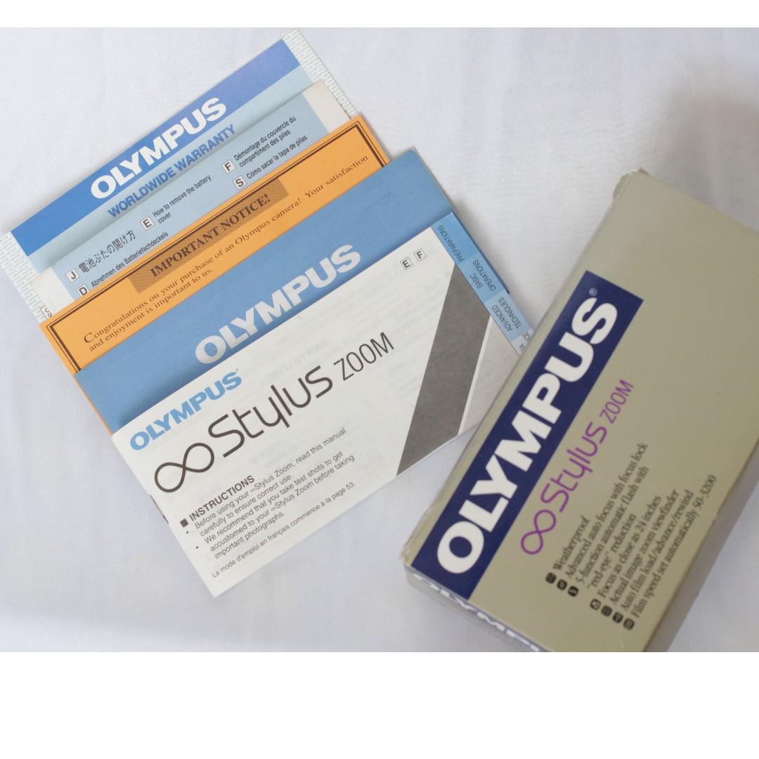 Olympus Infinity Stylus Zoom/ Olympus Mju1 Zoom, Photography, Cameras
