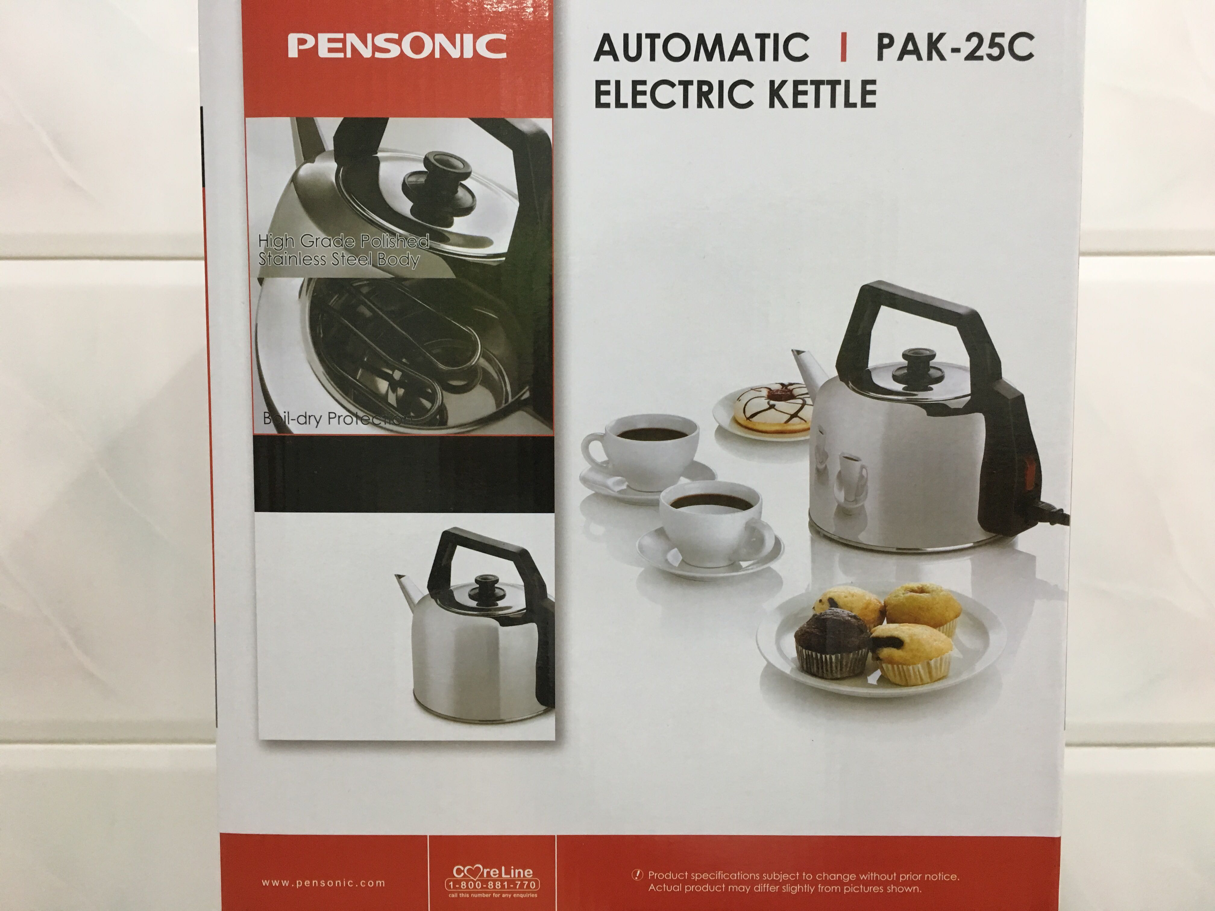 Pensonic automatic electric kettle, TV & Home Appliances, Kitchen