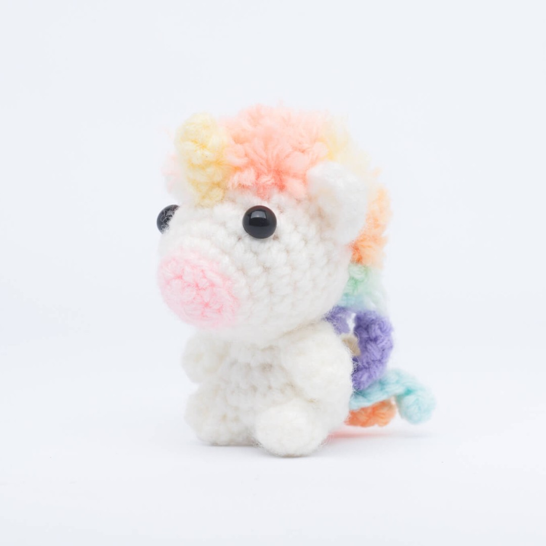 Madeinsg Picomaru The Baby Rainbow Unicorn Amigurumi Design