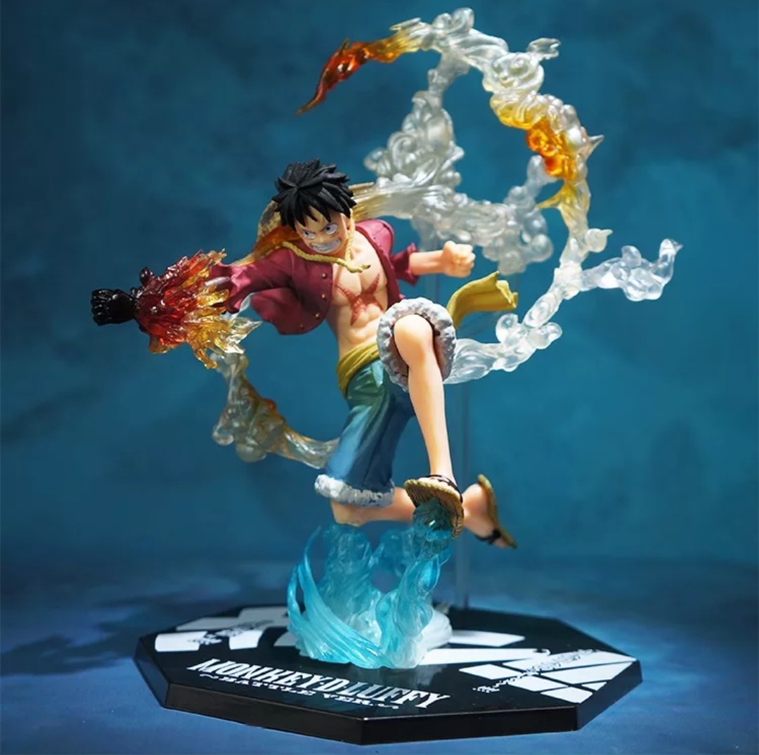 Po Inspired Monkey D Luffy Red Hawk One Piece Anime Figurines Figure Bulletin Board Preorders On Carousell
